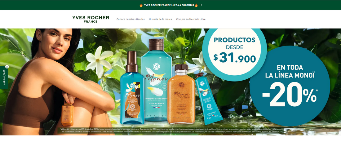 Custom landing page